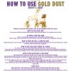 GOLD DUST POWER FLUID – 8 OZ. POWDER PACKET