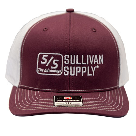 Sullivan Supply Trucker Hat - Maroon